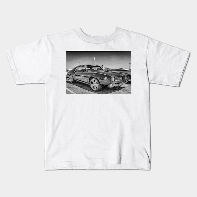 1969 Pontiac GTO The Judge Hardtop Coupe Kids T-Shirt by Gestalt Imagery